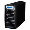 Vinpower Digital SharkBlu HDD to 5 Target BDXL Blu-ray DVD CD Disc Duplicator Tower with 500GB Hard Drive SharkBlu-S5T-XL-BK